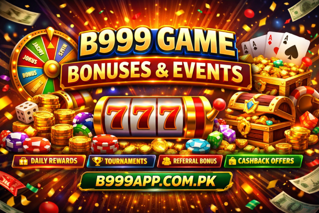 B999 Game Bonuses and Events